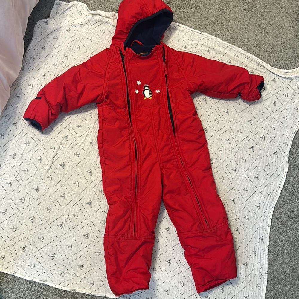 L.L. bean snowsuit 4t unisex so warm llbean toddler